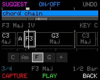 Chord Chain, switched out while playing