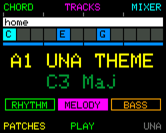 Home - the info view