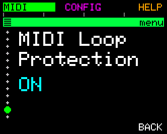 MIDI Loop Protection (default On)