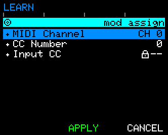 Modulation Assign